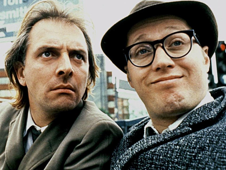 Rik Mayall and Adrian Edmondson in ‘Bottom' (BBC)