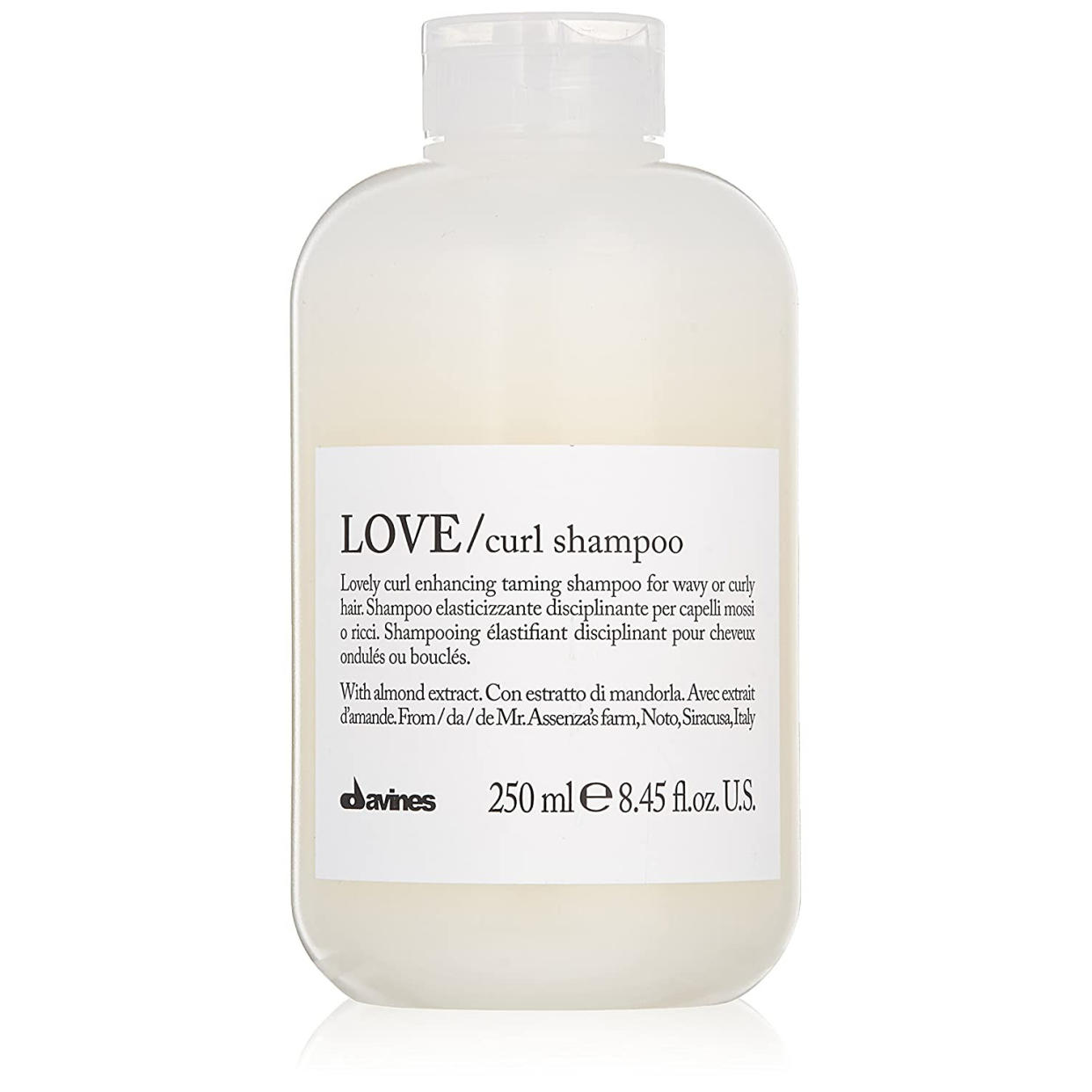 davines love shampoo, long hair for men