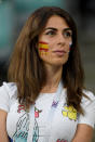 <p>A fan takes their seat and looks on ahead of the 2018 FIFA World Cup Russia group B match between Portugal and Spain at Fisht Stadium on June 15, 2018 in Sochi, Russia. (Photo by Stu Forster/Getty Images) </p>