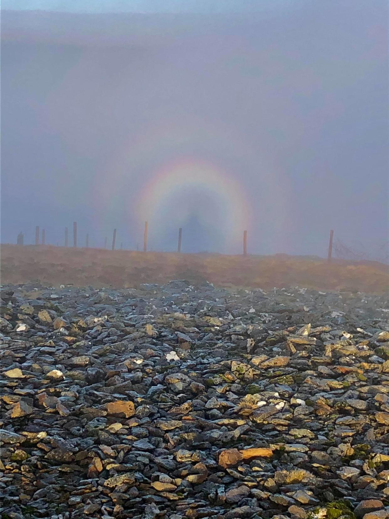 Mr Roberts said he was 'speechless' seeing the phenomenon