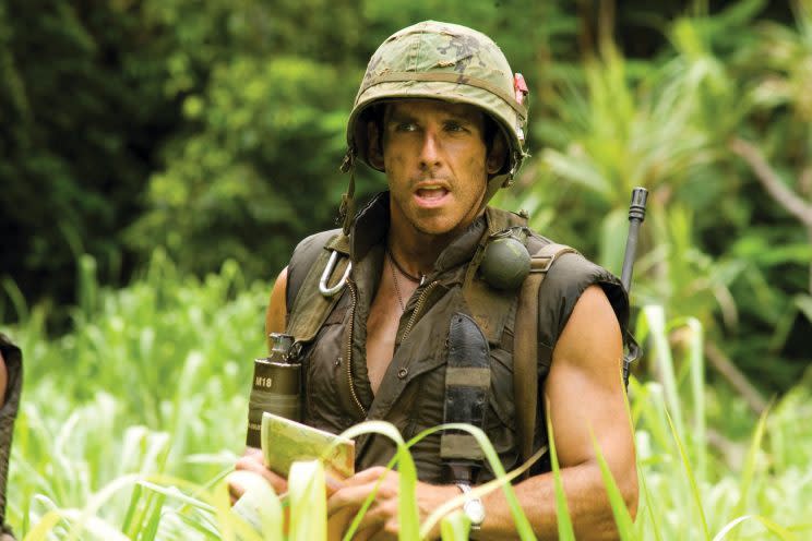 Ben Stiller in <em>Tropic Thunder</em> (Photo: DreamWorks/courtesy Everett Collection)