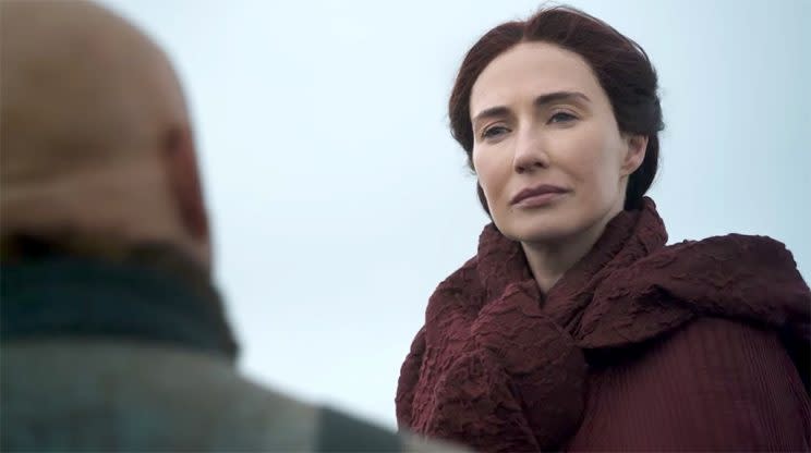 Carice van Houten as Melisandre and Conleth Hill as Varys in <em>Game of Thrones.</em> (Photo: HBO)