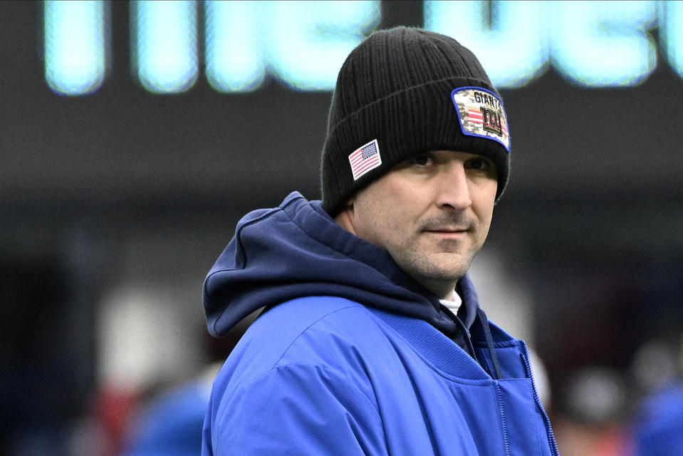 New York Giants head coach Joe Judge is having a rough end to this season. (AP Photo/Bill Kostroun)