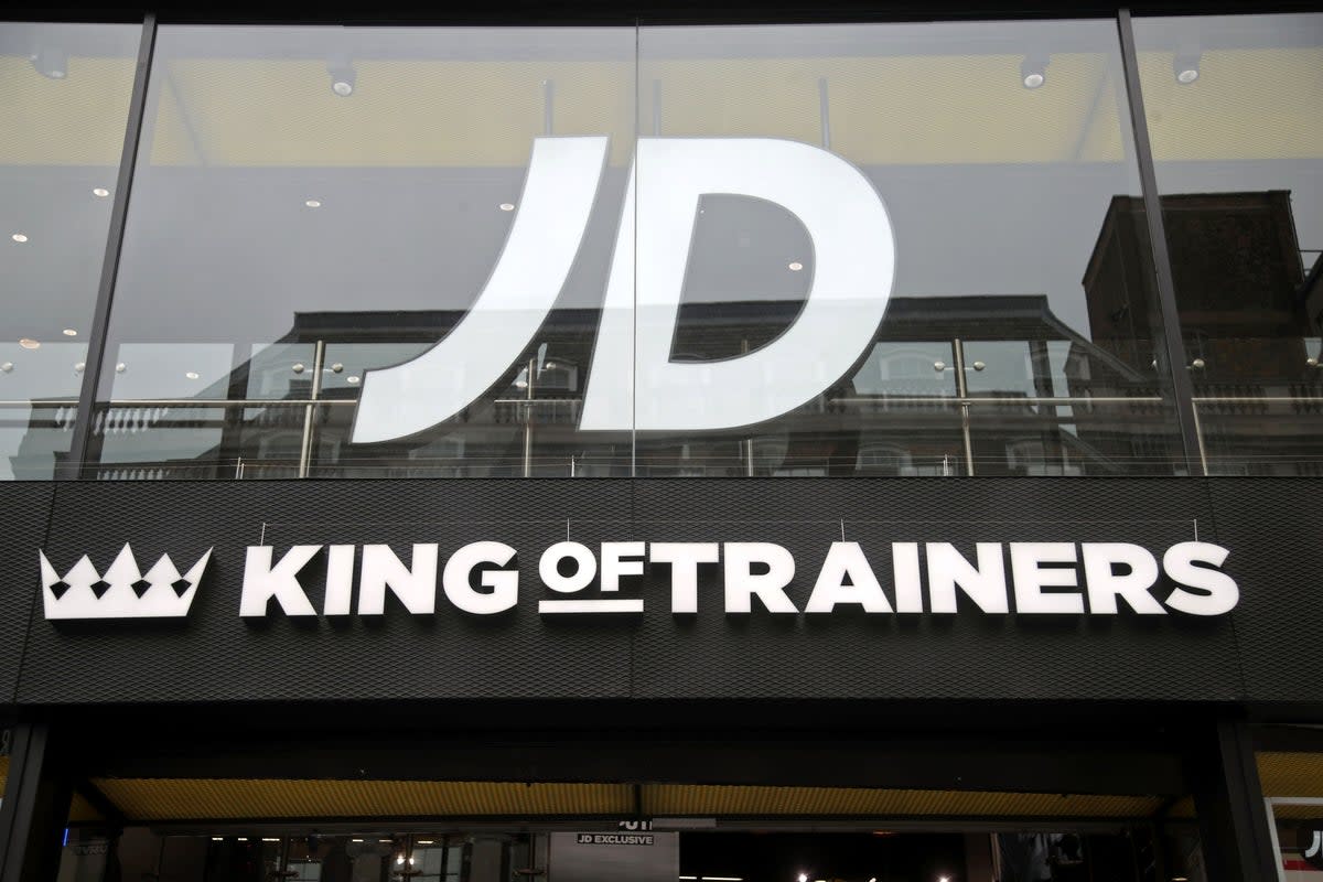 A JD Sports outlet (Yui Mok/PA) (PA Archive)