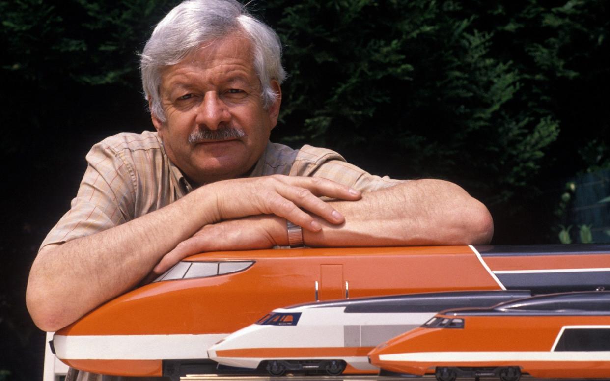 Jacques Cooper in 1990: he had been briefed in 1968 to make 'a train, not looking like a train'