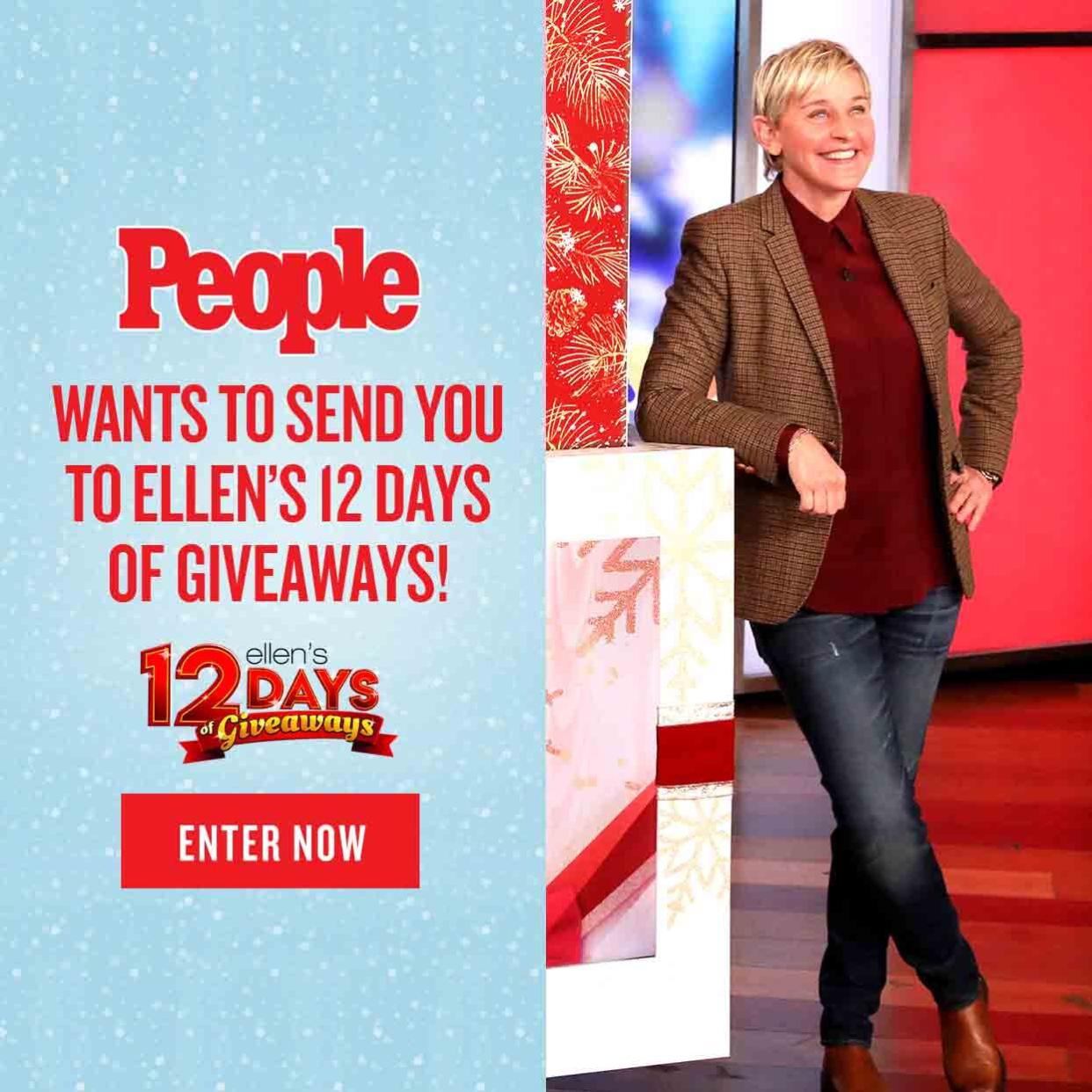 ellen 12 days of giveaway