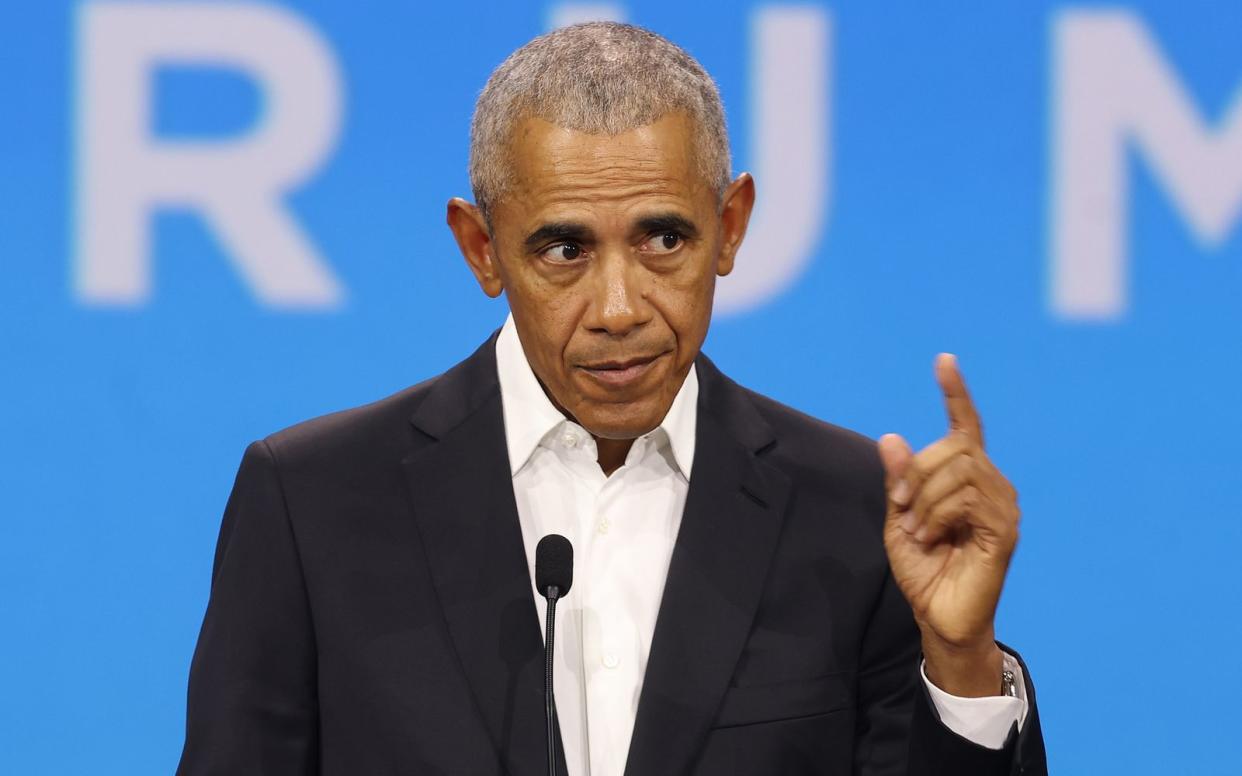 Der ehemalige US-Präsident Präsident Barack Obama wurde bei der Verleihung der Creative Arts Emmy Awards als "bester Erzähler" ausgezeichnet. (Bild: 2023 Getty Images/Scott Olson)