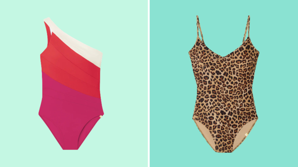 A bathing suit made from recycled materials? Sign me up.