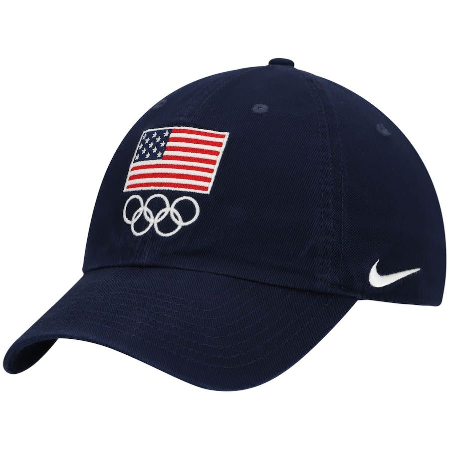 5) Navy Team USA Campus Adjustable Hat