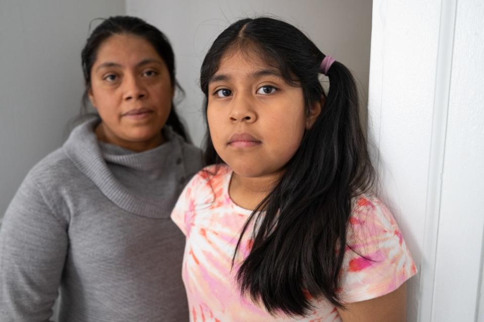 Kimberly Tapia, 9, was struck by a maniac in Grand Central Terminal while walking with her mom Juana Tapia. J.C. Rice