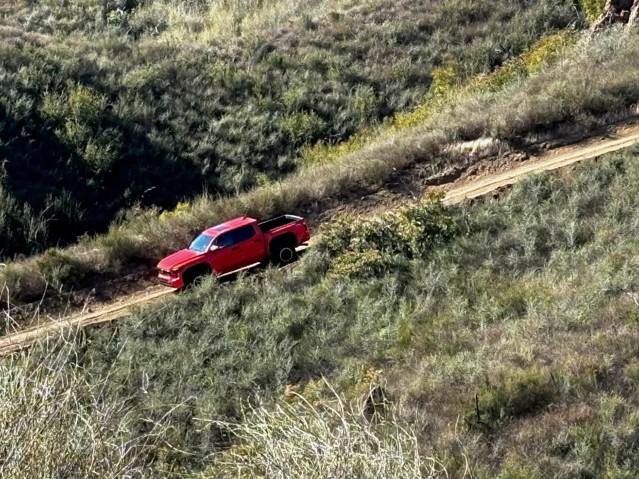 The 2024 Toyota Tacoma is at home on challenging off-road trails.