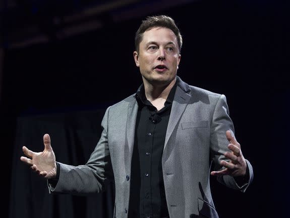 Elon Musk in Hawthorne, California, April 30, 2015.