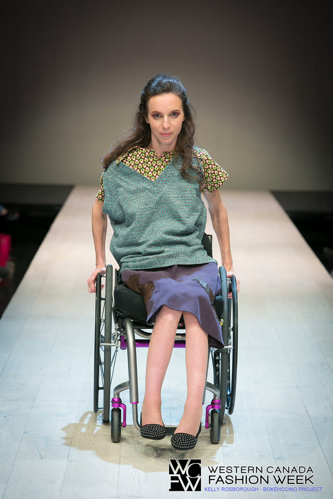 Des mannequins âgés et handicapés ont défilé sur le podium de la WCFW