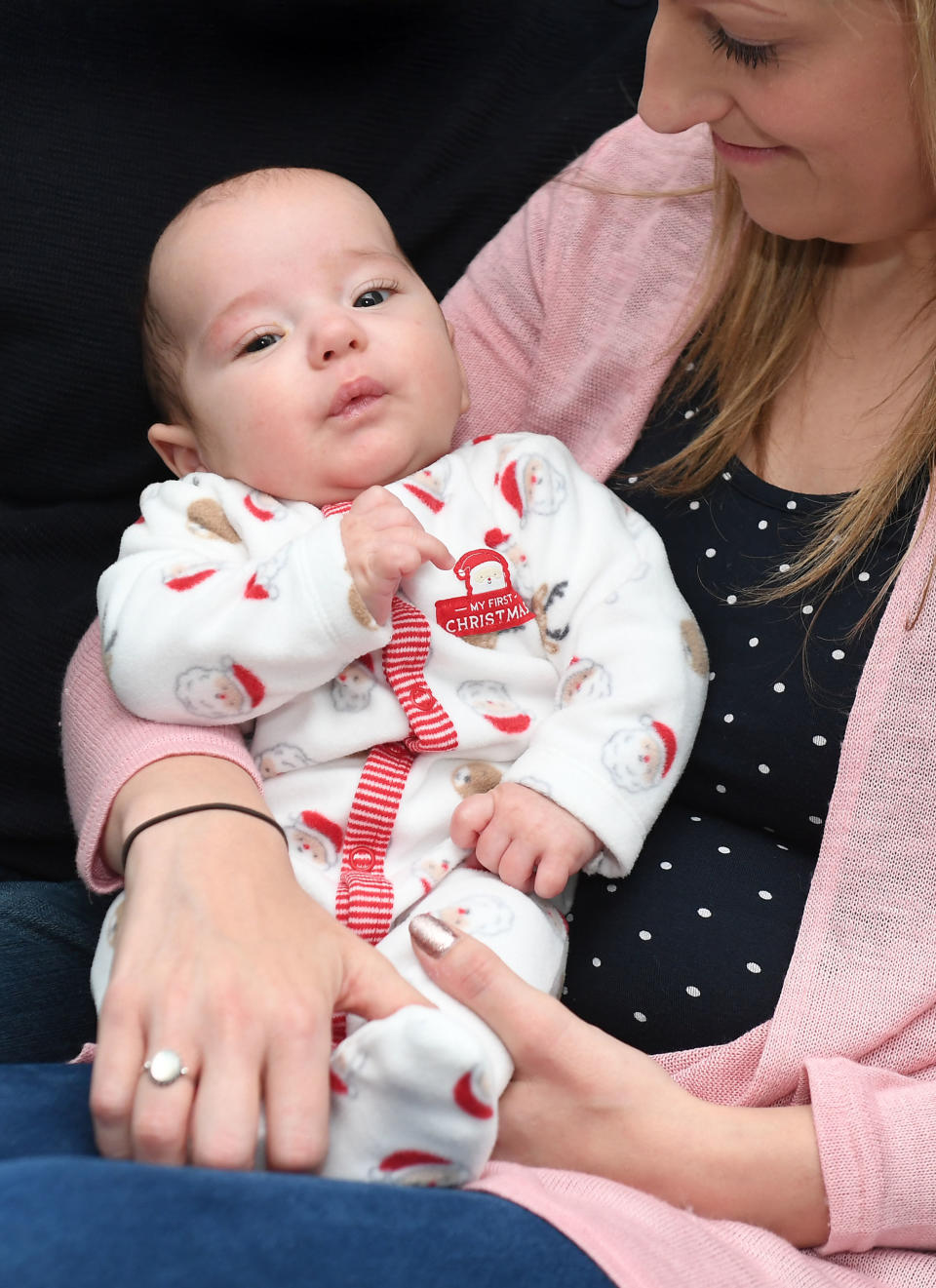 Astonishingly, Harvey was able to go home 12 days after birth (PA)