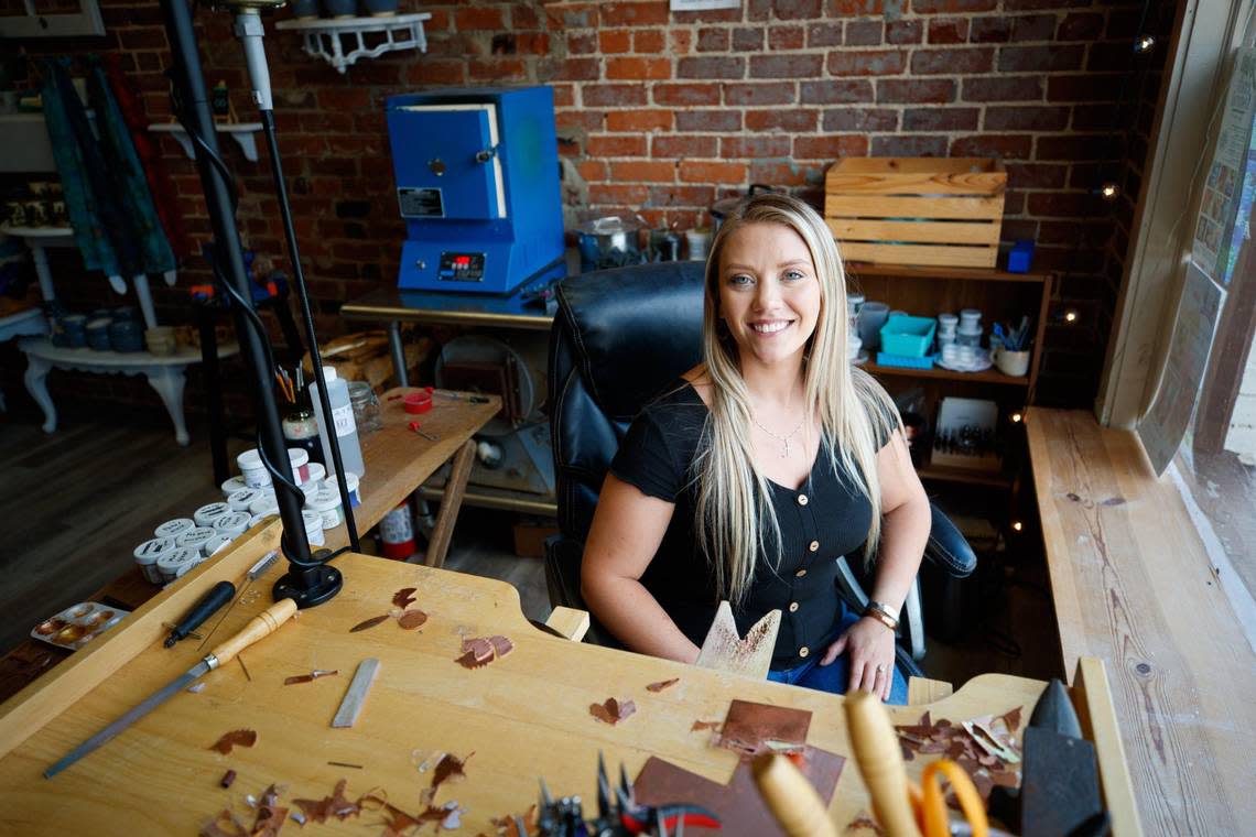 Becky Brown openered her jewelry store after going through the Accelerator program.
