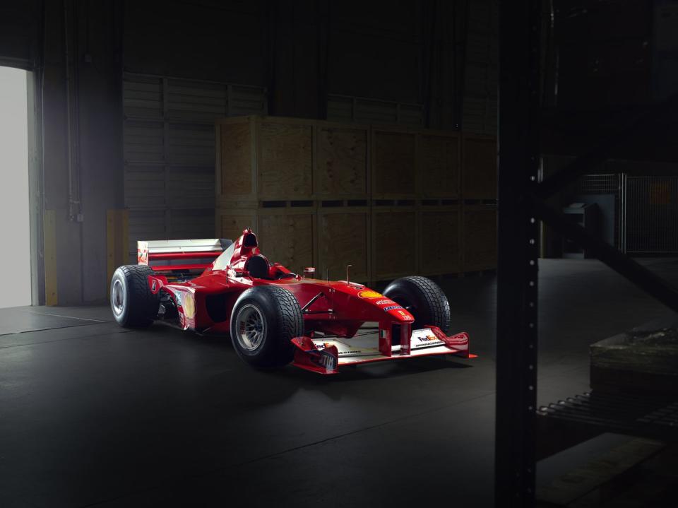 schumacher f2000 up for auction by way of rm sotheby's