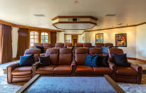 Other unique features of the home include a movie theatre... (The Agency)