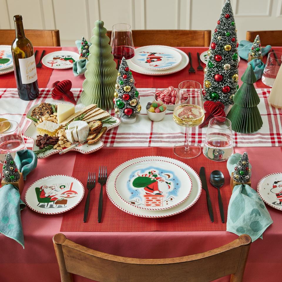 <p>West Elm St. Jude Candy Cane Dinner Plate Set</p><p>westelm.com</p><p>$20.80</p><p><a href="https://go.redirectingat.com?id=74968X1596630&url=https%3A%2F%2Fwww.westelm.com%2Fproducts%2Fmid-century-santa-candy-stripe-dinner-plate-sets-e3540&sref=https%3A%2F%2Fwww.cosmopolitan.com%2Flifestyle%2Fa42242914%2Fholiday-place-settings%2F" rel="nofollow noopener" target="_blank" data-ylk="slk:Shop Now;elm:context_link;itc:0;sec:content-canvas" class="link ">Shop Now</a></p><span class="copyright">West Elm</span>