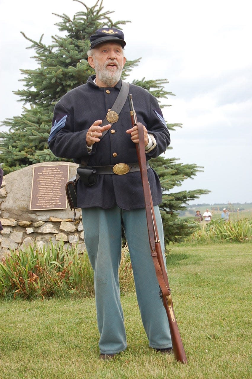 Reenactor O.J. Fargo will present the program “Just Before the Battle, Mother — A Visit from a Civil War Soldier" at 6:30 p.m. Thursday at the Dakins Community Center, 105 E. Main St., Zearing.