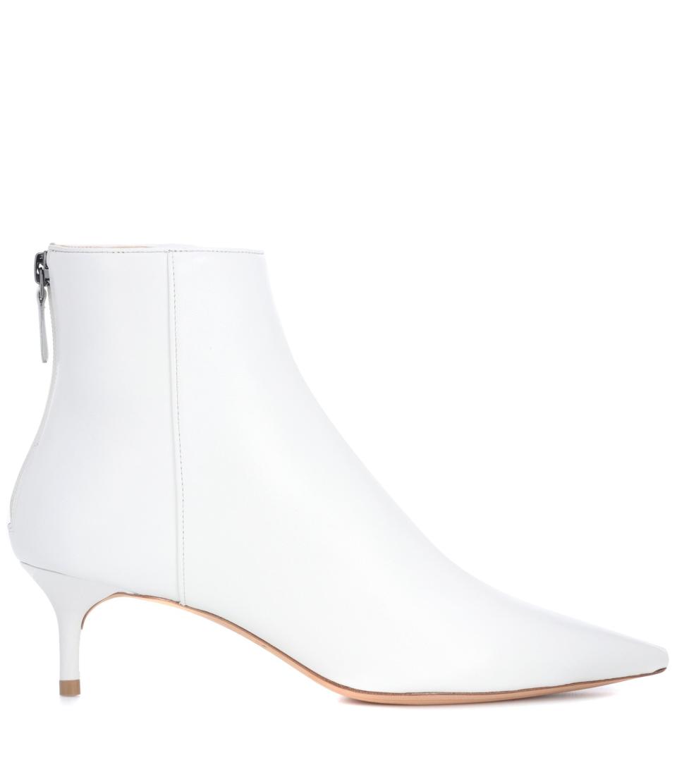 Shop the Look: White Jean Booties