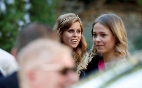Princess Beatrice joins hundreds of guests at the A List wedding - Credit: Reuters