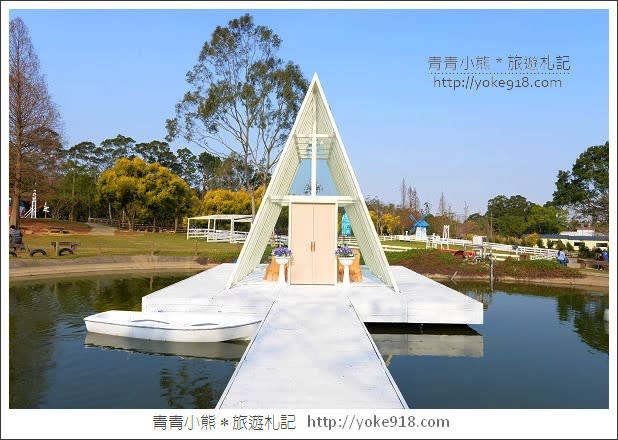 大溪水晶教堂》桃園親子一日遊 夢幻外拍景點富田花園農場