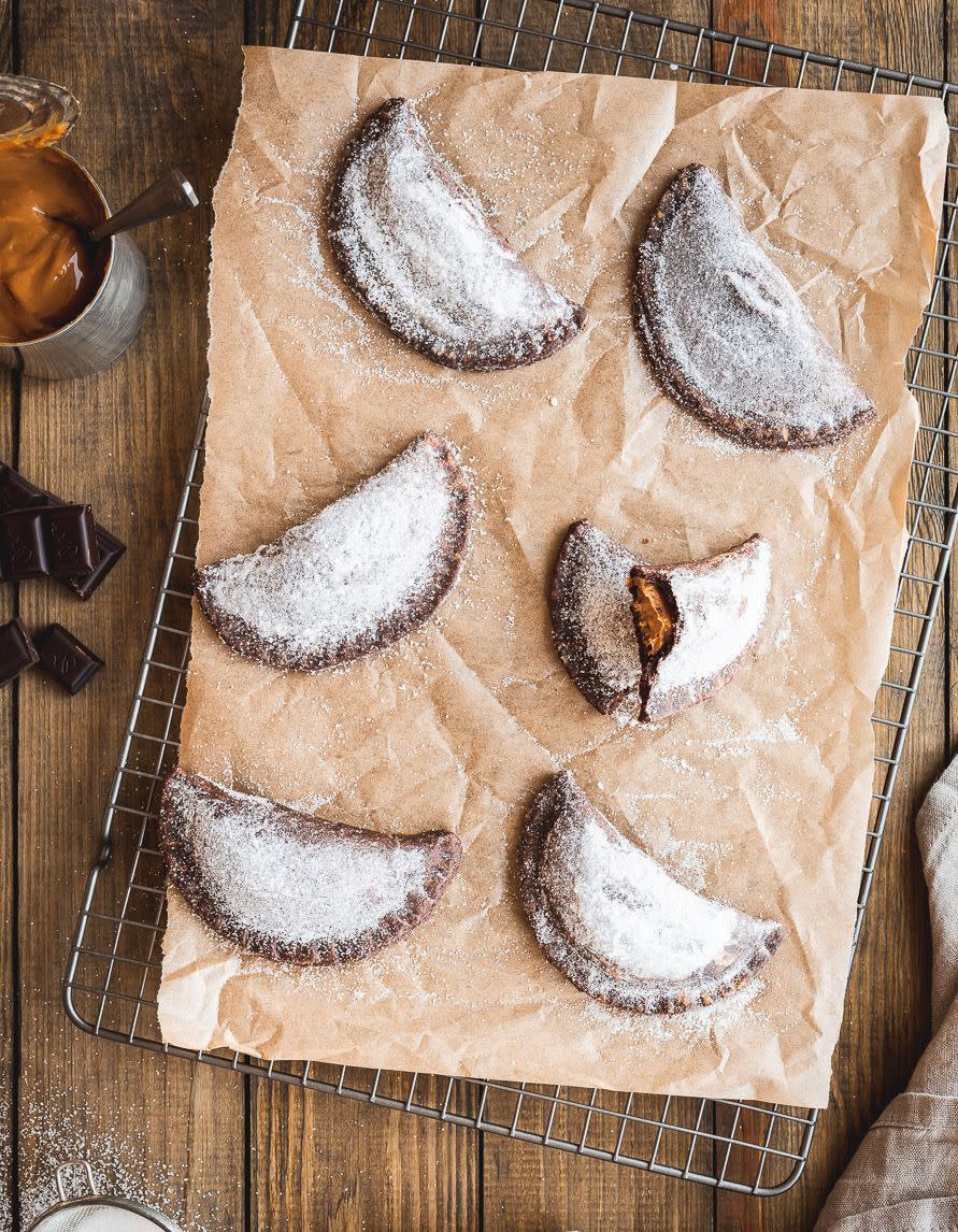 Empanadas au chocolat et dulce de leche