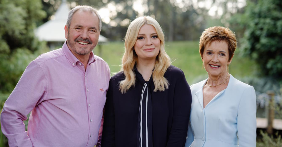 Neighbours' Alan Fletcher, Mischa Barton and Jackie Woodburne.