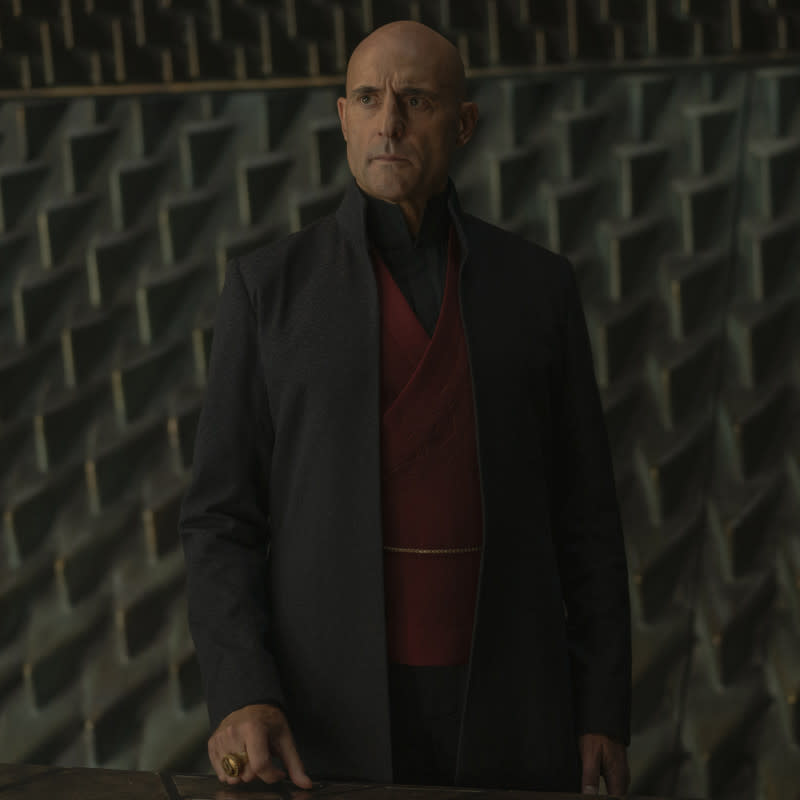 Mark Strong as Emperor Javicco Corrino in Dune: Prophecy <p>HBO</p>