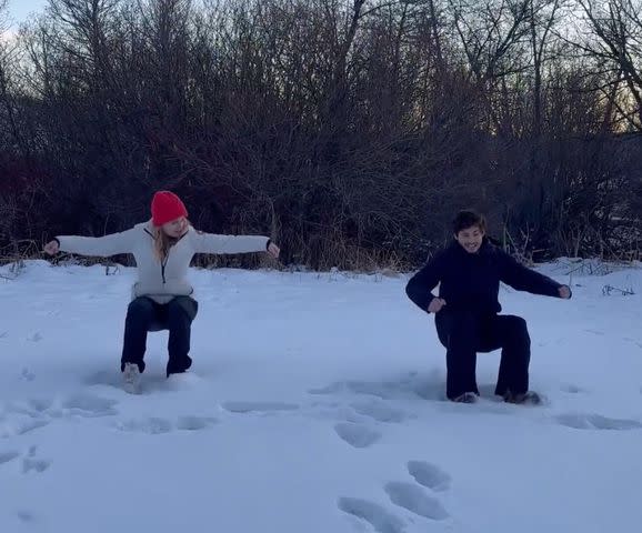 <p>Joey King/Instagram</p> Joey King with Logan Lerman on vacation