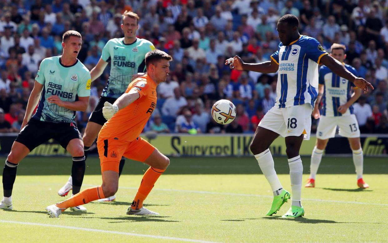 Nick Pope - Newcastle defence and Nick Pope made to work hard to earn point at Brighton - PA