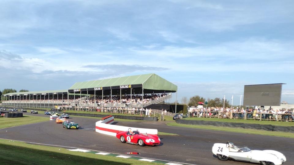 racing at the goodwood revival