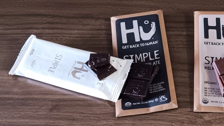 hu simple dark chocolate bar