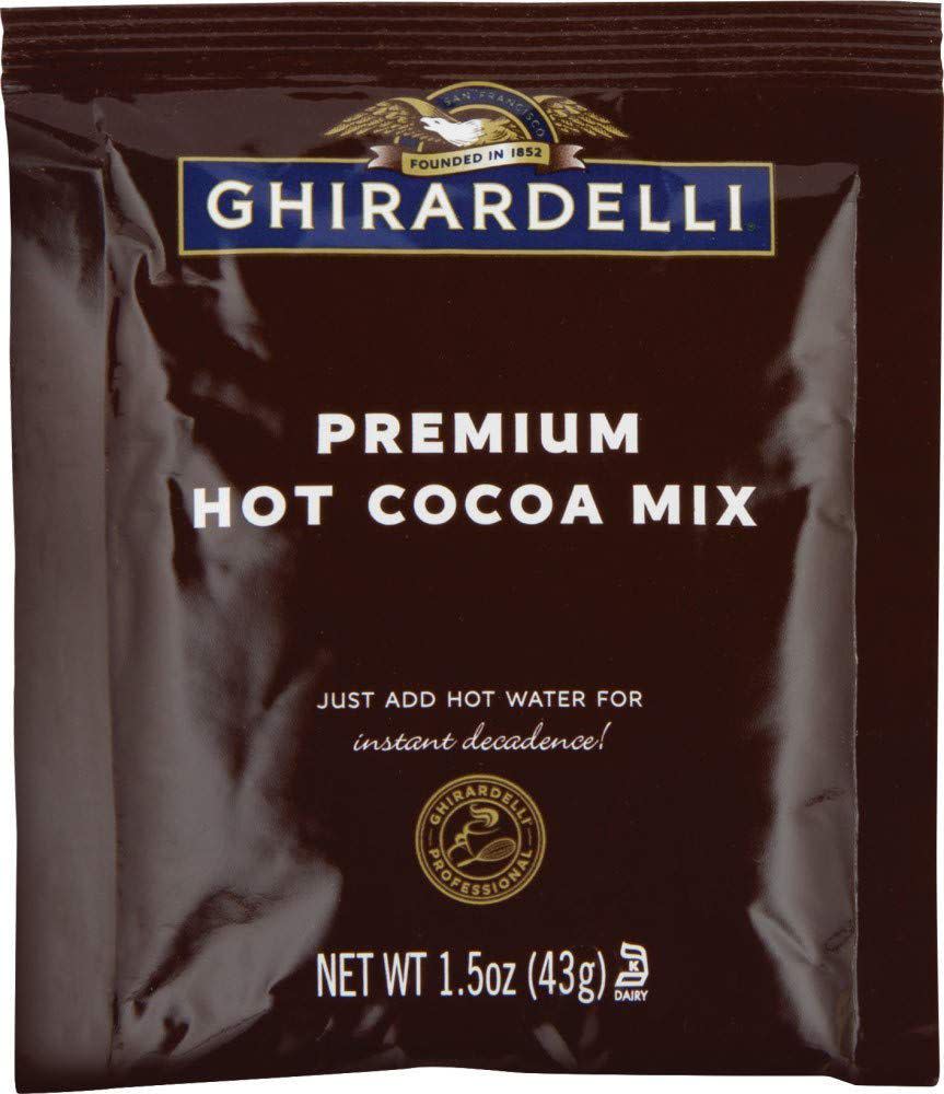 Ghirardelli Premium Hot Cocoa Envelopes, Rich Chocolate