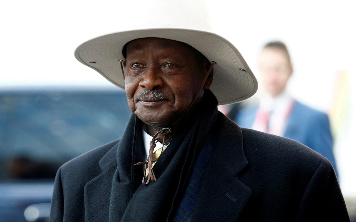 Uganda's President Yoweri Museveni said the continent's £230bn sovereign debt burden should be written off - Henry Nicholls/Reuters