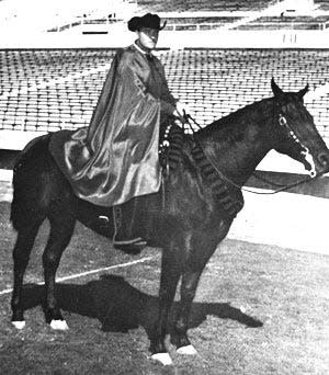Joe Kirk Fulton served as the original Masked Rider.