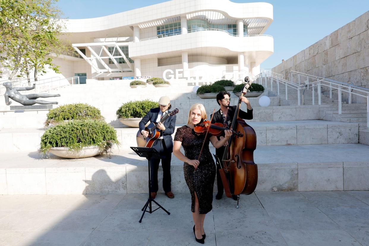 A band plays during Getty Prize 2024 at Getty Center on May 13, 2024 in Los Angeles, California. (Photo by Stefanie Keenan/Getty Images for The J. Paul Getty Trust) / Credit: Stefanie Keenan