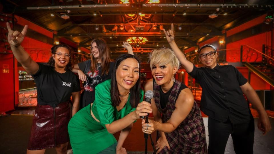 Ebony Story, Helena Zazlan, Dami Im, GLVES and Charlyn Cameron