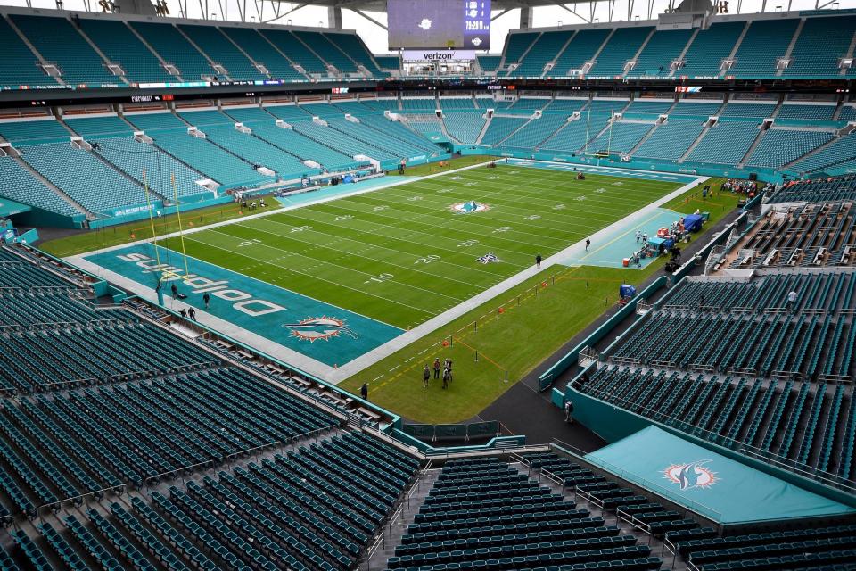 Super Bowl venue: Hard Rock Stadium, home of the Miami Dolphins (Getty Images)