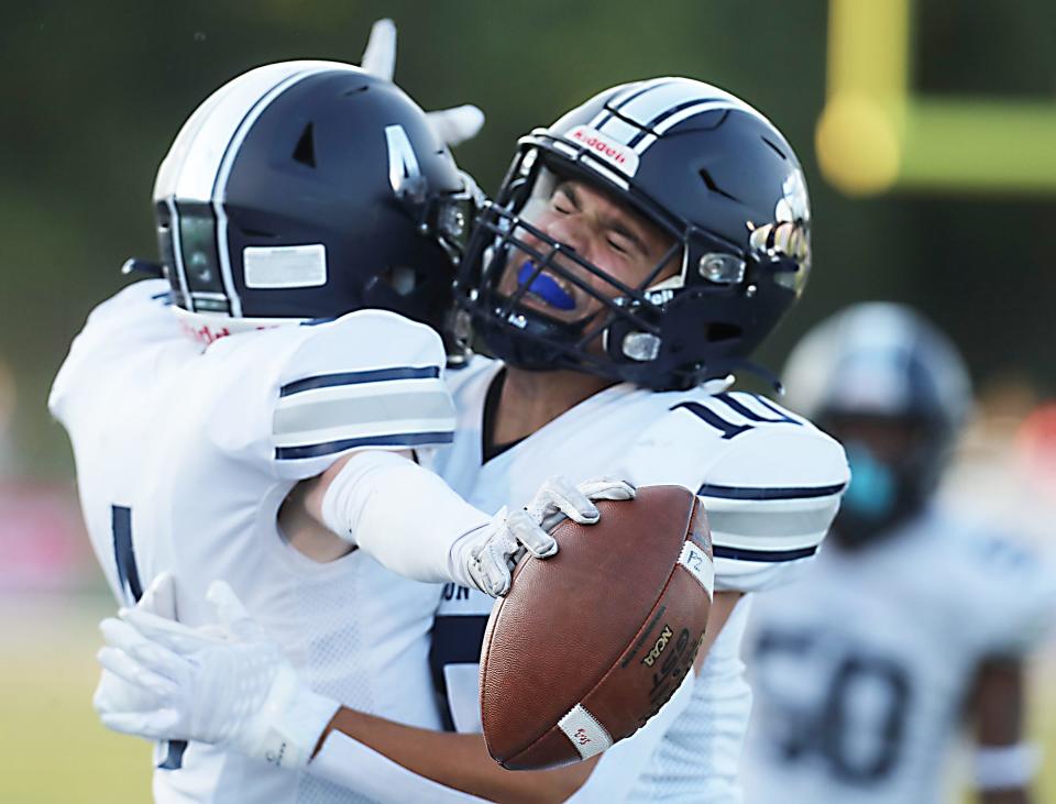 Nick Innamorato, right, should be a key piece to what looks like a very solid Hudson football team.