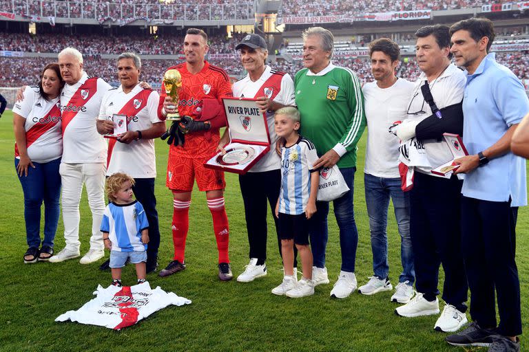 River Homenaje a los campeones