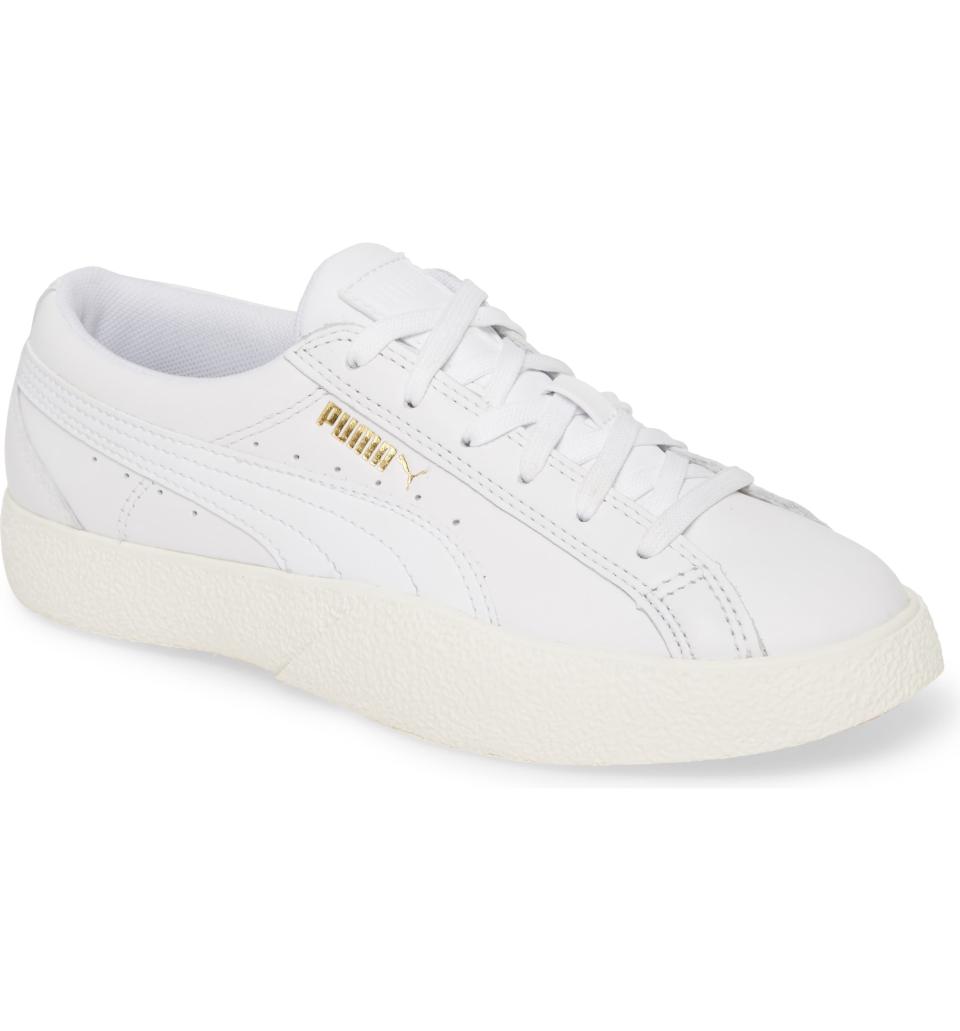 Puma Love Sneaker in White. Image via Nordstrom.