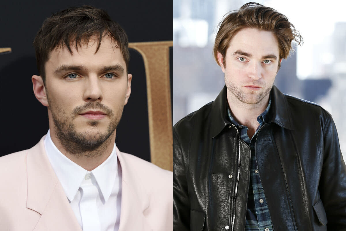 Nicholas Hoult and Robert Pattinson (Credit: AP)