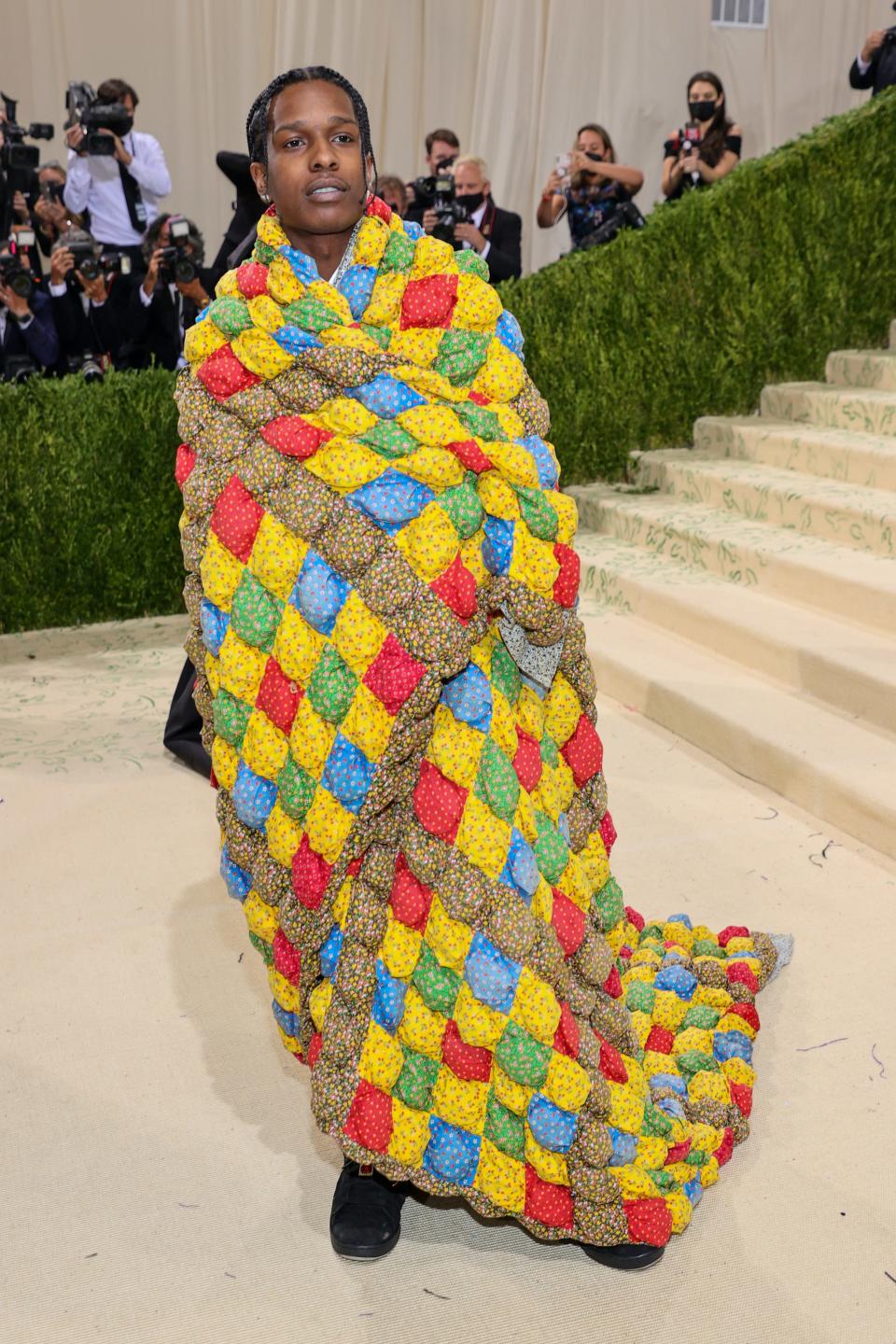 A$AP Rocky at the 2021 Met Gala.