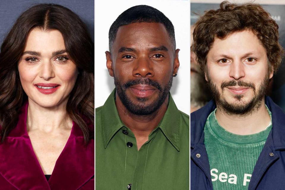 <p>Mike Marsland/WireImage; Dia Dipasupil/Getty; Jason Mendez/Getty</p> Rachel Weisz; Colman Domingo; Michael Cera