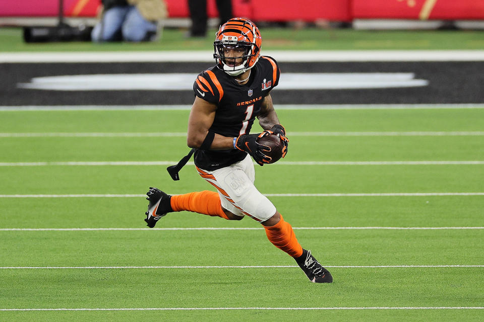 Bengals WR Ja'Marr Chase is a rock-solid fantasy pick.