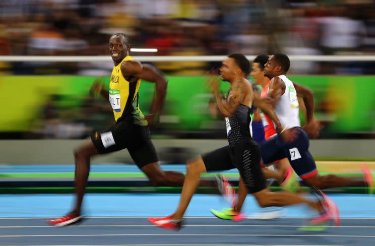 Usain Bolt is very, very, very fast at any distance. (Reuters)