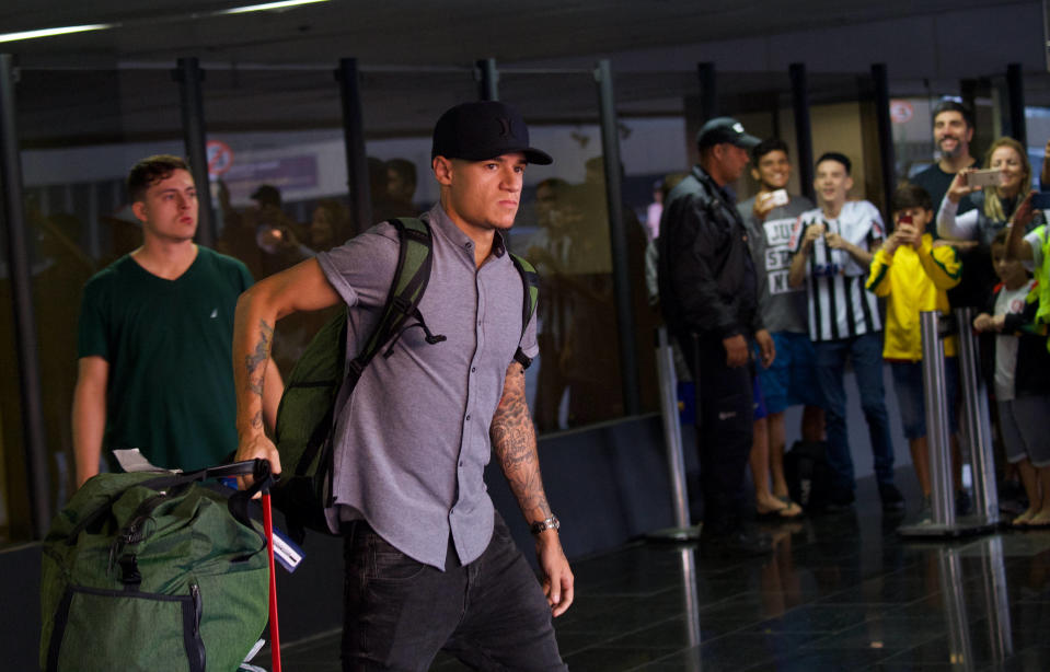 Philippe Coutinho arrives back