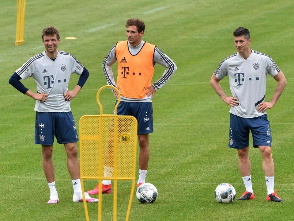 Bayern Munich training: AFP via Getty Images