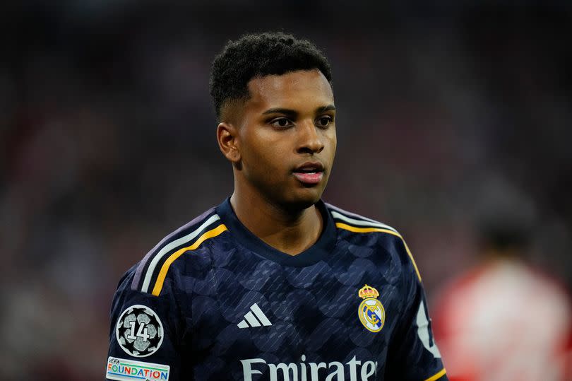 Rodrygo of Real Madrid has been linked with Liverpool